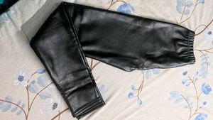 Black Faux Leather Leggings