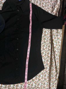 Classic Black Collared Shirt