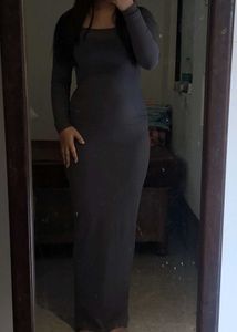Bodycon  Long Sleeve Midi Dress
