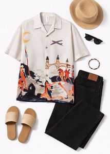 Unique Graphic Print Shirt