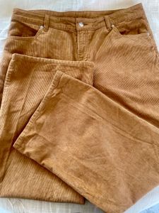 Brown Corduroy Flare Pants