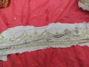 Embellished Fabric Piece lace