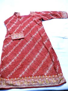 Bandhej Pant Set Suit