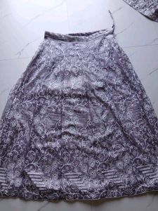 Elegant Lavender heavy lehnga choli set