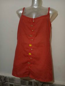 Boho Chic Button-Front Cami Top