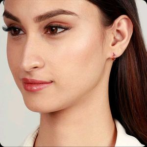 Rose Gold Infinity Knot Hoop Earrings🌟🌟🌟🌟🌟