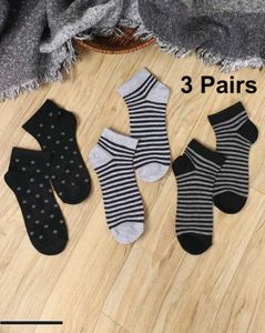 3 Pairs of Men's Ankle Socks