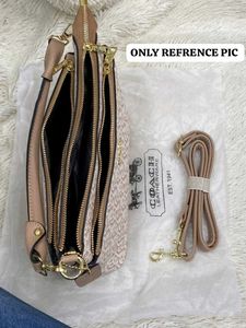 IMPORTED**12A COACH SHOULDER BAG AND LONG BELT SLI