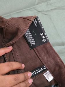 H&amp;M Wide Leg Brown Jeans