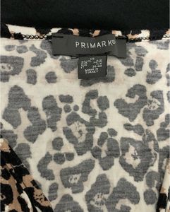 Leopard Print Long Sleeve Bodysuit