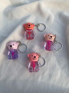 Teddy Bear lipgloss Keychain
