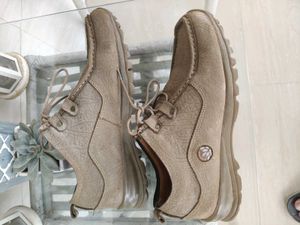 Men's Woodland Olive Green Nubuck Derby Shoes