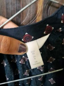 H&amp;M Printed Long Sleeve Top