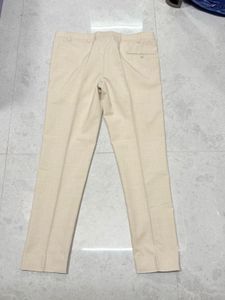 Classic Beige Khaki Tailored Trousers Pant