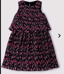 Tiered Floral Print Mini Dress