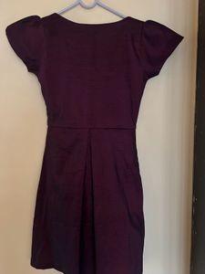 Elegant Burgundy Party Dress