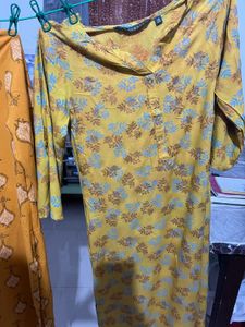 Three beautiful straight kurti in combo set