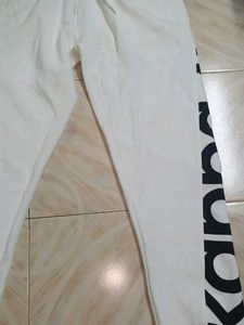 Kappa White Joggers