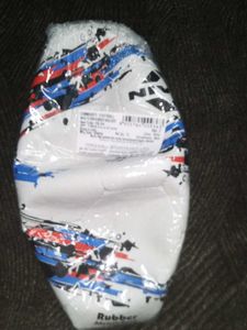 Football | Nivia Storm Rubber Moulded | White Mult