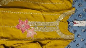 Elegant Yellow Embroidered Kurta Set