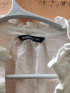 White Dress W Pockets