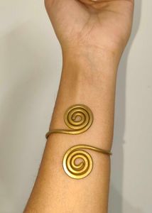 GOLD TONED BRACELET AND RING SET