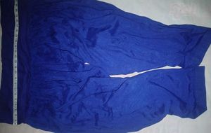 Blue Embroidered Kurti Set with Salwar (Preloved)