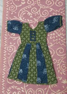 Girls' Cotton Frock combo