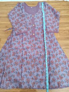 Printed Frock For Winter