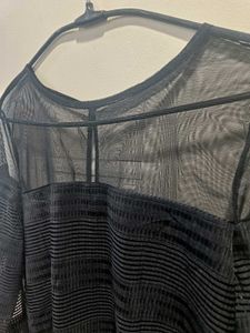 Kazo Sheer Black Top