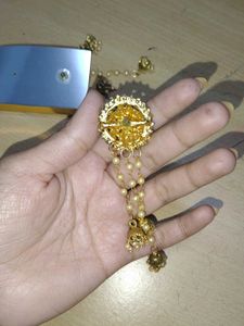 Ethnic Jhumka Earrings golden latkan jhumki