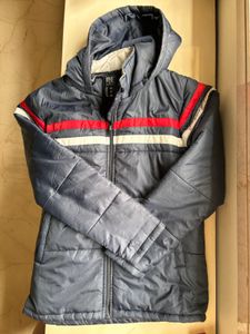 Boys Padded Jacket with Stripes