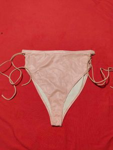 Pink Tie-Side Bikini Bottom – 1XL