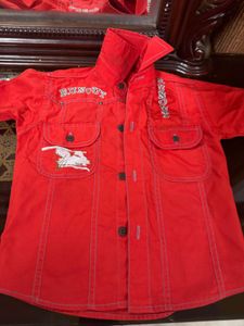 Red Boys' Shirt
