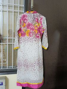 Vibrant Floral Print Kurta