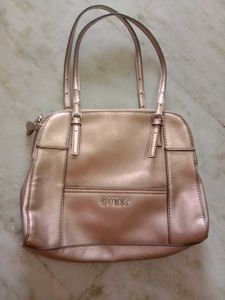 Rose Gold Guess Handbag