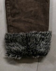 Vintage Corduroy Fur Jacket