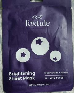 Foxtale Brightening Sheet Mask