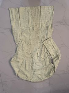 1 time used Men's Pale Yellow Kurta