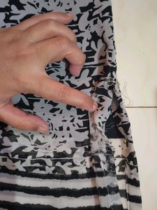 Striped Sleeveless Casual kurta