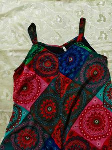 Bohemian Print Summer Dress