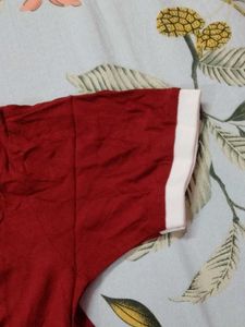 Red Polo Shirt w/ White Collar