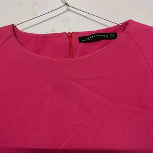 ZARA rose pink bodycon