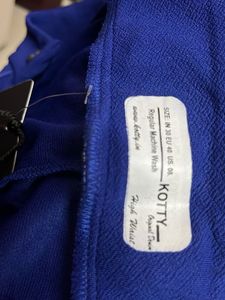 Hight waist Blue Wide Leg Trousers