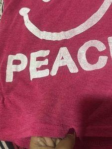 Cute Pink Smiley Face T-Shirt