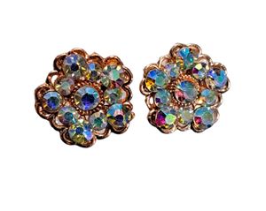 New Arrival Rose Gold Stone Ear Studs For Women