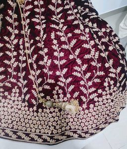 Elegant Maroon Lehenga Choli... sharara.
