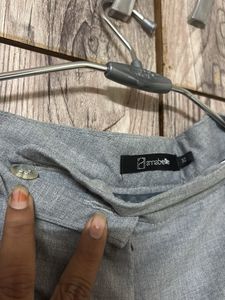 Classic Grey Tailored Trousers unisex