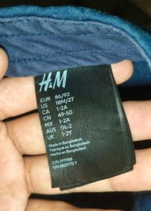 H&amp;M Navy Blue Baby Cap