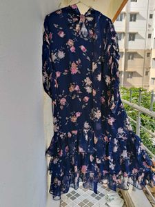 Floral Ruffle Maxi Dress